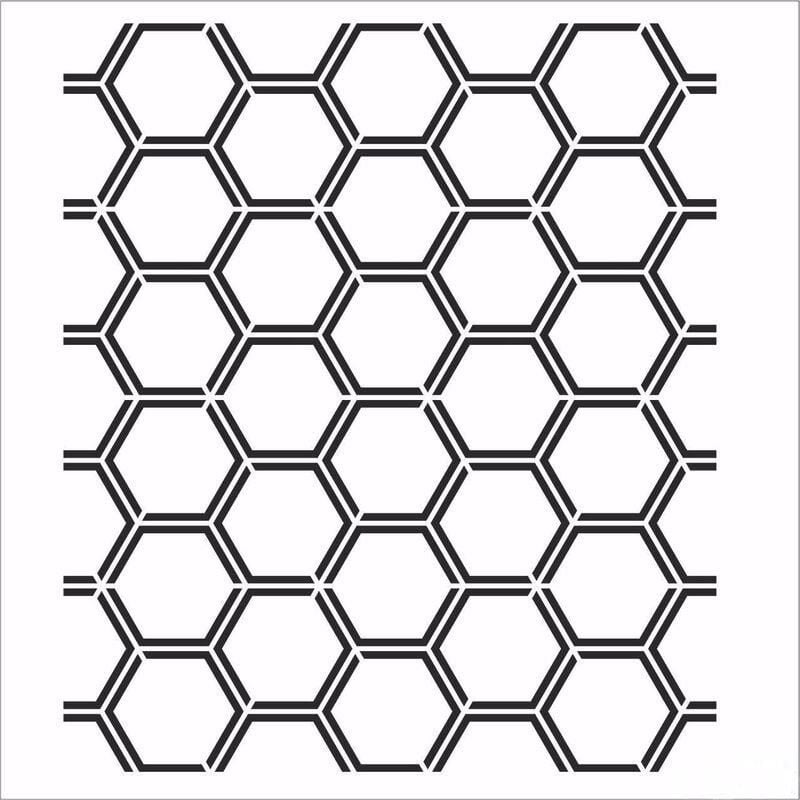 HD130 Home Dekor Stencil 45x45