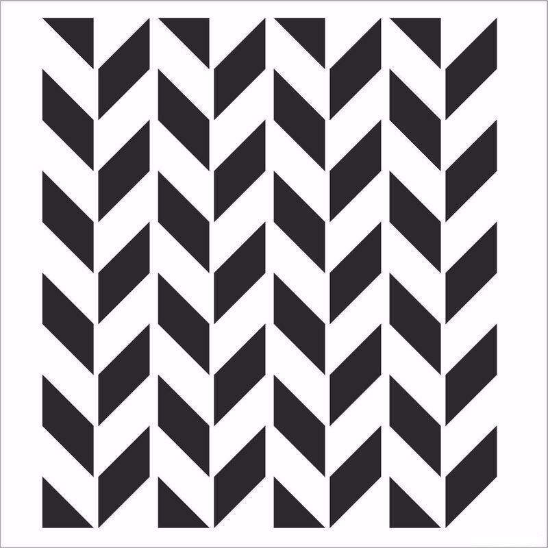 HD133 Home Dekor Stencil 45x45