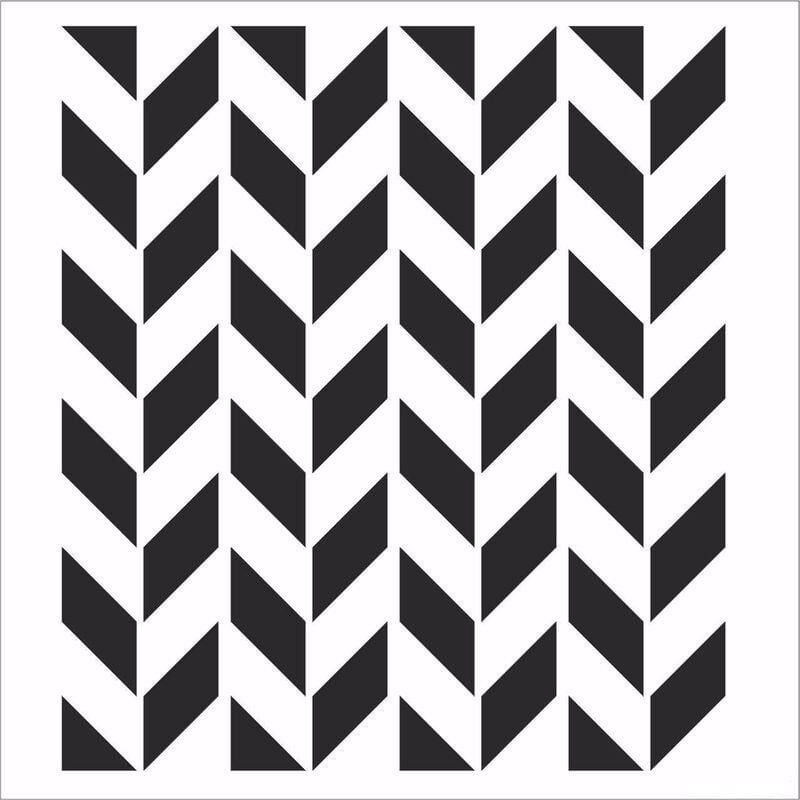 HD133 Home Dekor Stencil 45x45