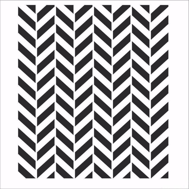 HD134 Home Dekor Stencil 45x45