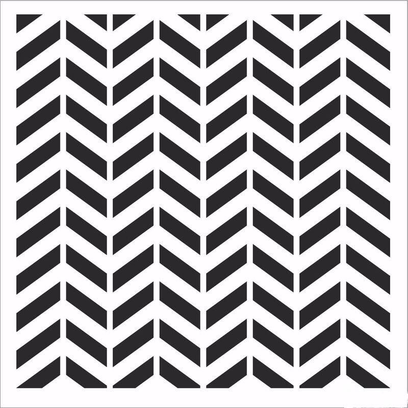 HD135 Home Dekor Stencil 45x45