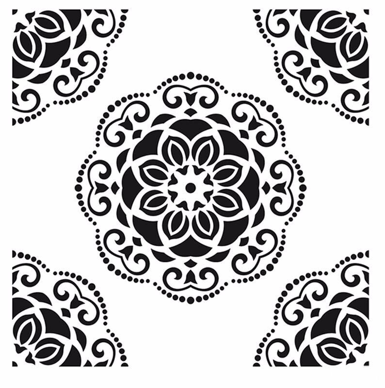 HDM75 Home Dekor Midi Stencil (25X25)