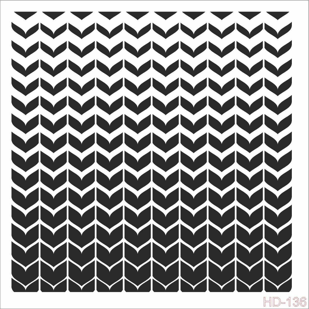 HD136 Home Dekor Stencil 45x45