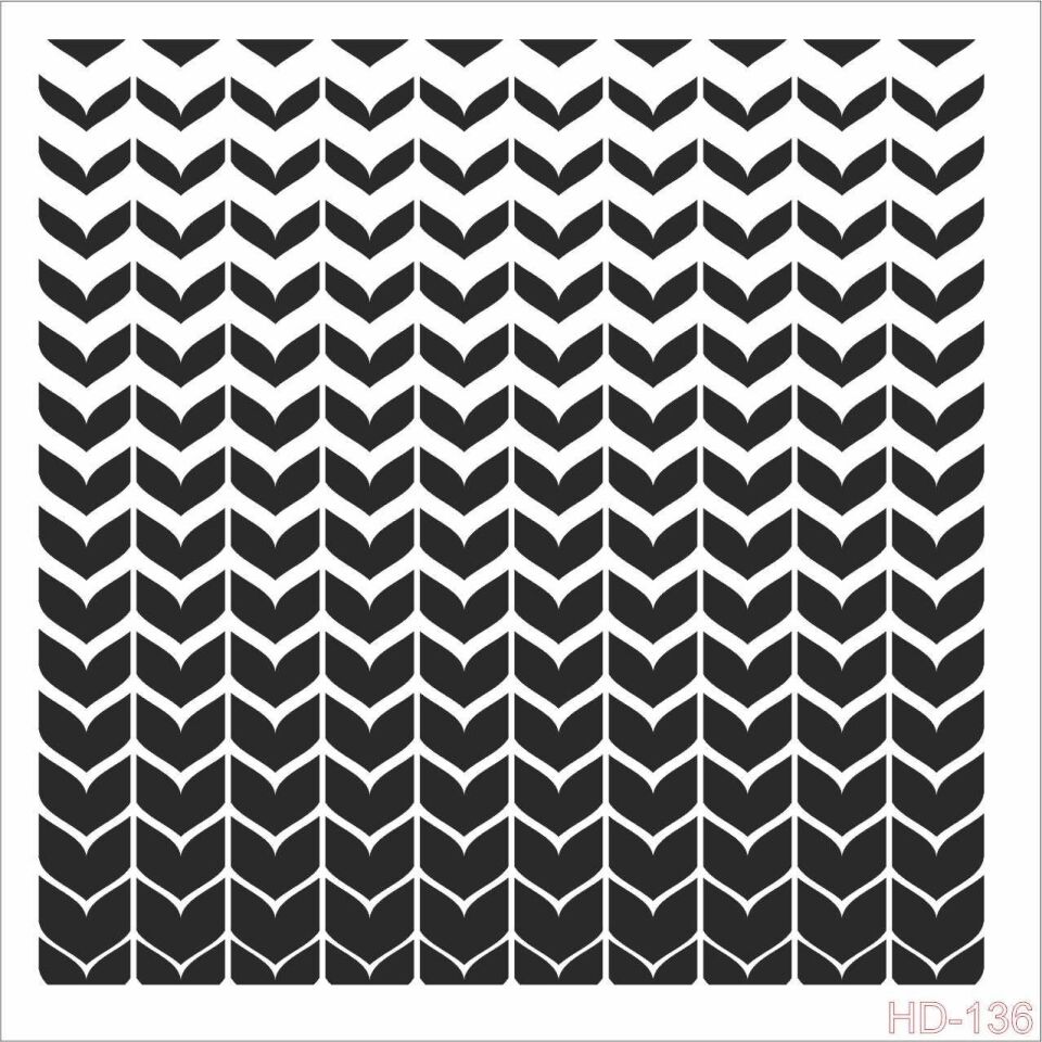 HD136 Home Dekor Stencil 45x45
