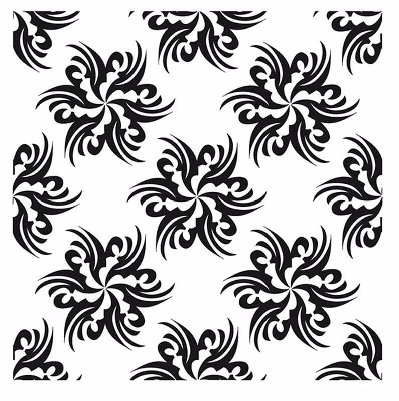 HOME DECOR MİNİ STENCIL HDM-81 25X25