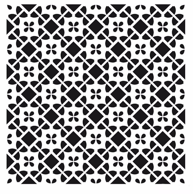 HOME DECOR MİNİ STENCIL HDM-86 25X25