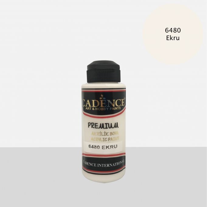 PREMIUM AKRİLİK BOYA 6480 EKRU 120ML