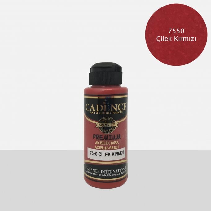 Premium 120ML(cc) 7550 Çilek Kırmızı