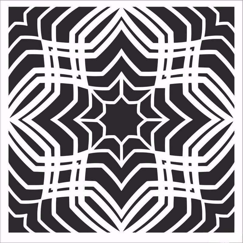 HD149 Home Dekor Stencil 45x45