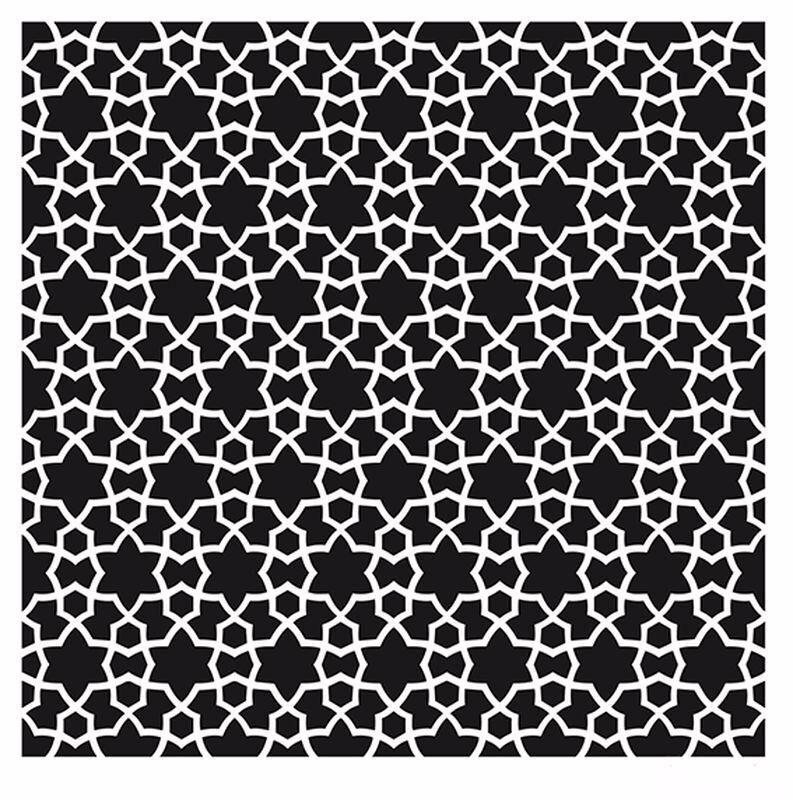 HOME DECOR MİNİ STENCIL HDM-90 25X25
