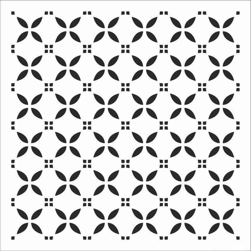 HD150 Home Dekor Stencil 45x45
