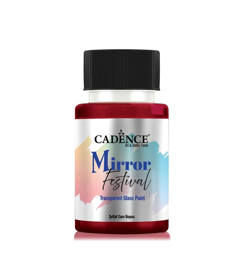 MIRROR FESTİVAL CAM BOYASI MF-08 KIRMIZI 50ML