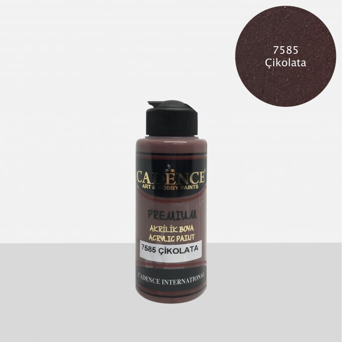 PREMIUM AKRİLİK BOYA 7585 ÇİKOLATA 120ML