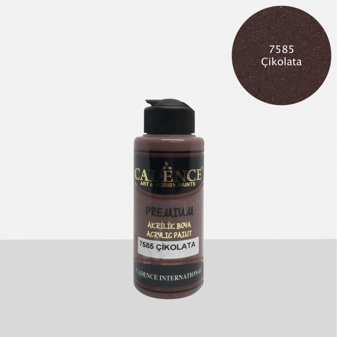 PREMIUM AKRİLİK BOYA 7585 ÇİKOLATA 120ML