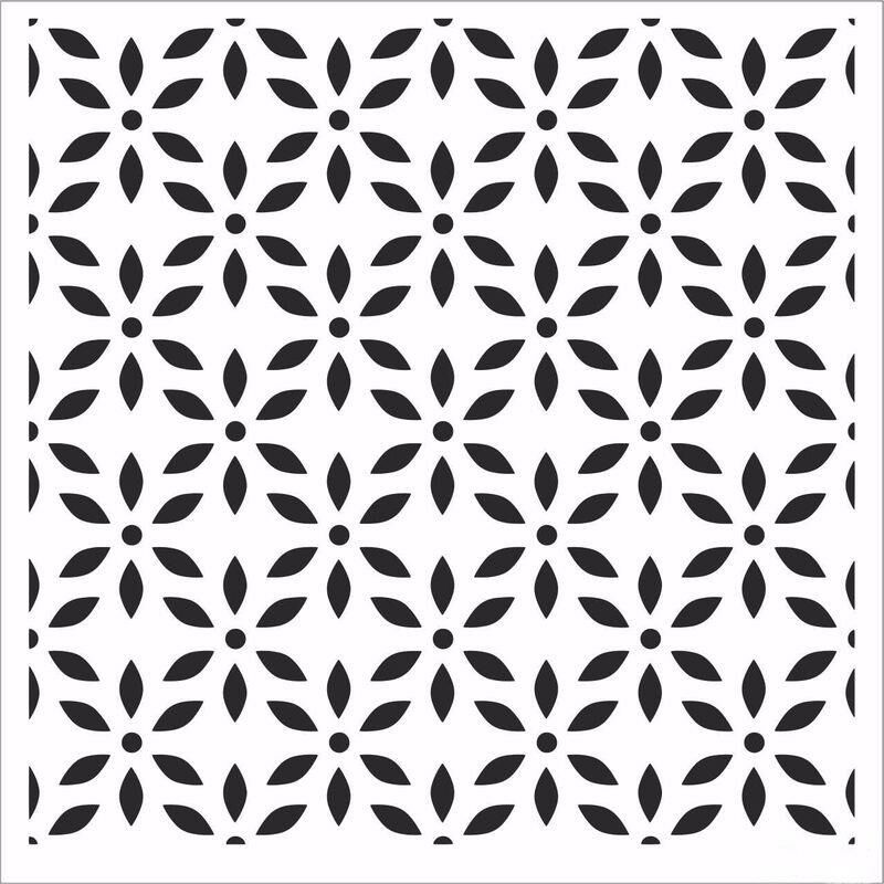 HD151 Home Dekor Stencil 45x45