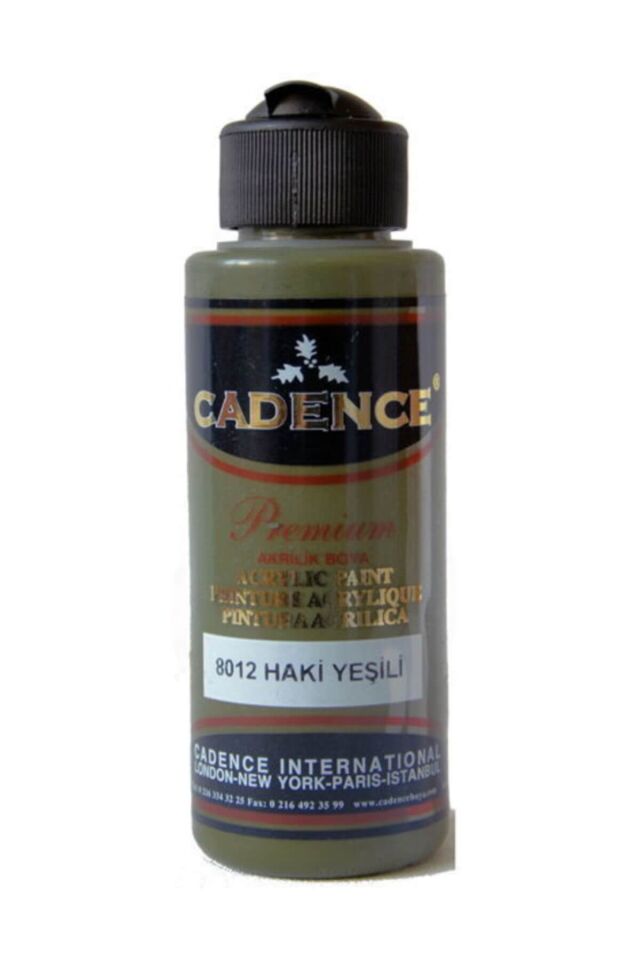 PREMIUM AKRİLİK BOYA 8012 HAKİ YEŞİLİ 120ML