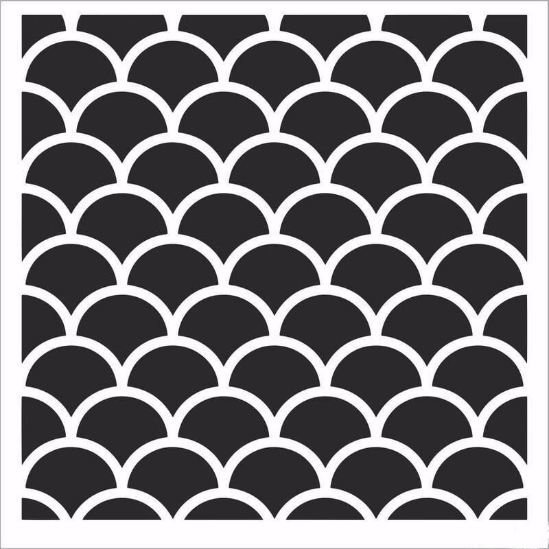 HD155 Home Dekor Stencil 45x45