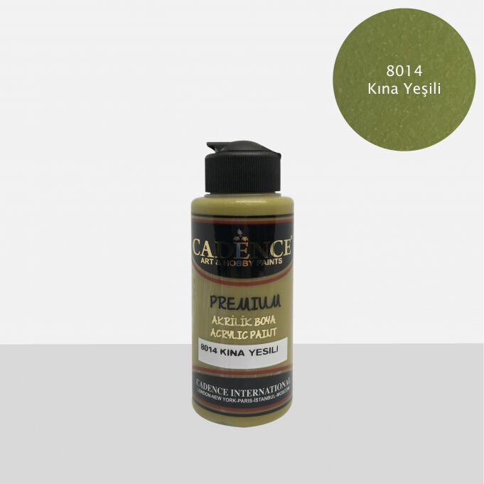 Premium 120ML(cc) 8014 Kına Yeşili