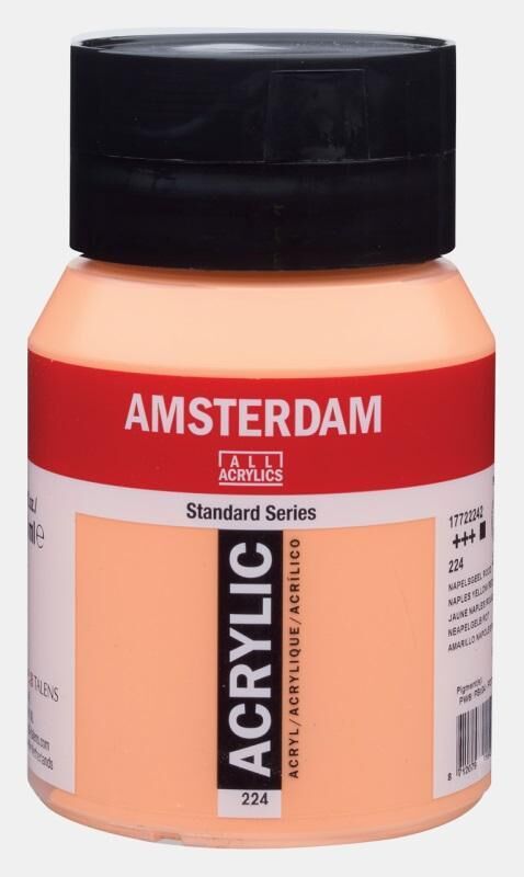 AMSTERDAM STANDART AKRİLİK 500 ML. NAPLES YLW RED