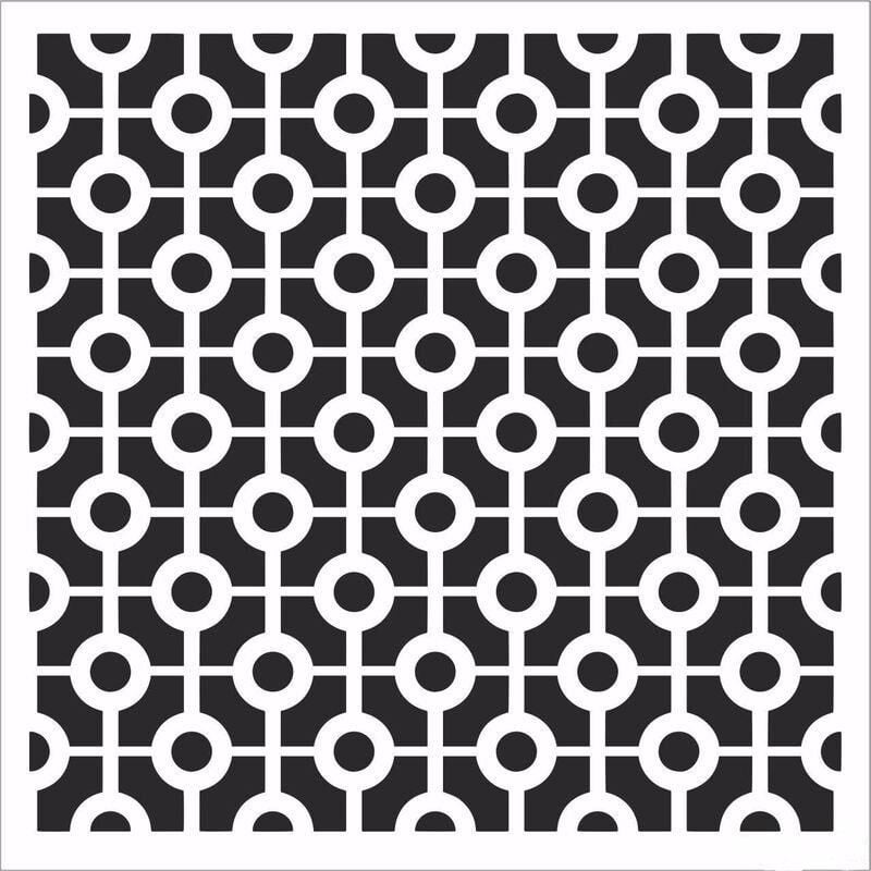 HD159 Home Dekor Stencil 45x45