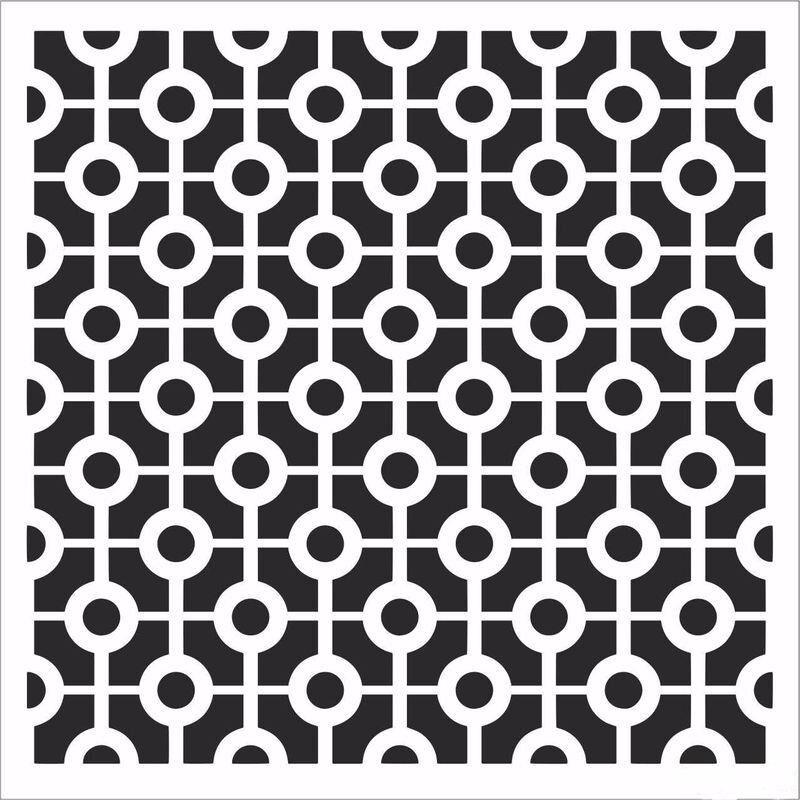 HD159 Home Dekor Stencil 45x45