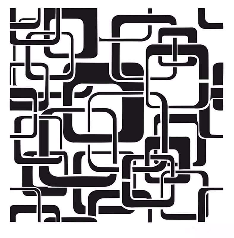 HOME DECOR MİNİ STENCIL HDM-105 25X25
