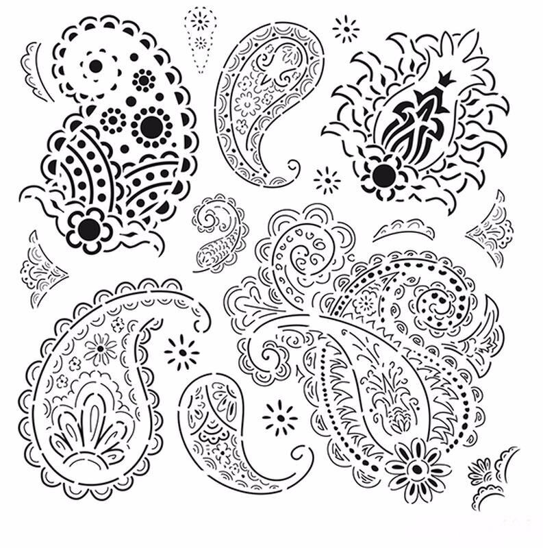 HDM107 Home Dekor Midi Stencil (25X25)