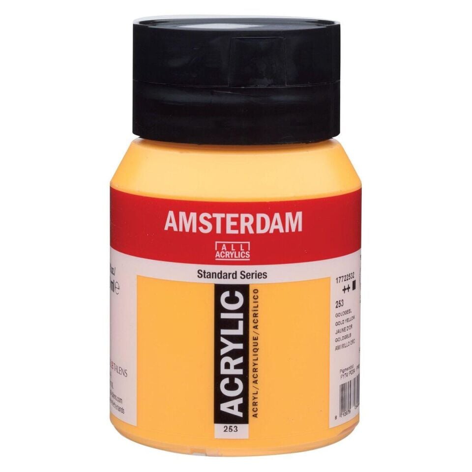 AMSTERDAM STANDART AKRİLİK 500 ML. GOLD YLW
