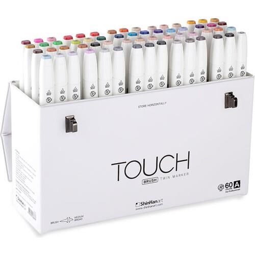 TOUCH TWIN BRUSH MARKER SET 60'LI A