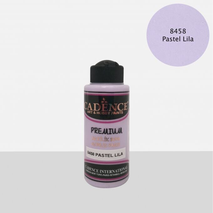 PREMIUM AKRİLİK BOYA 8458 PASTEL LİLA 120ML