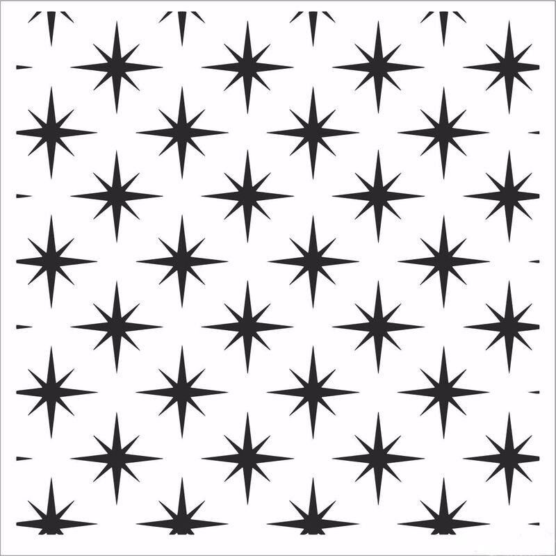 HD167 Home Dekor Stencil 45x45