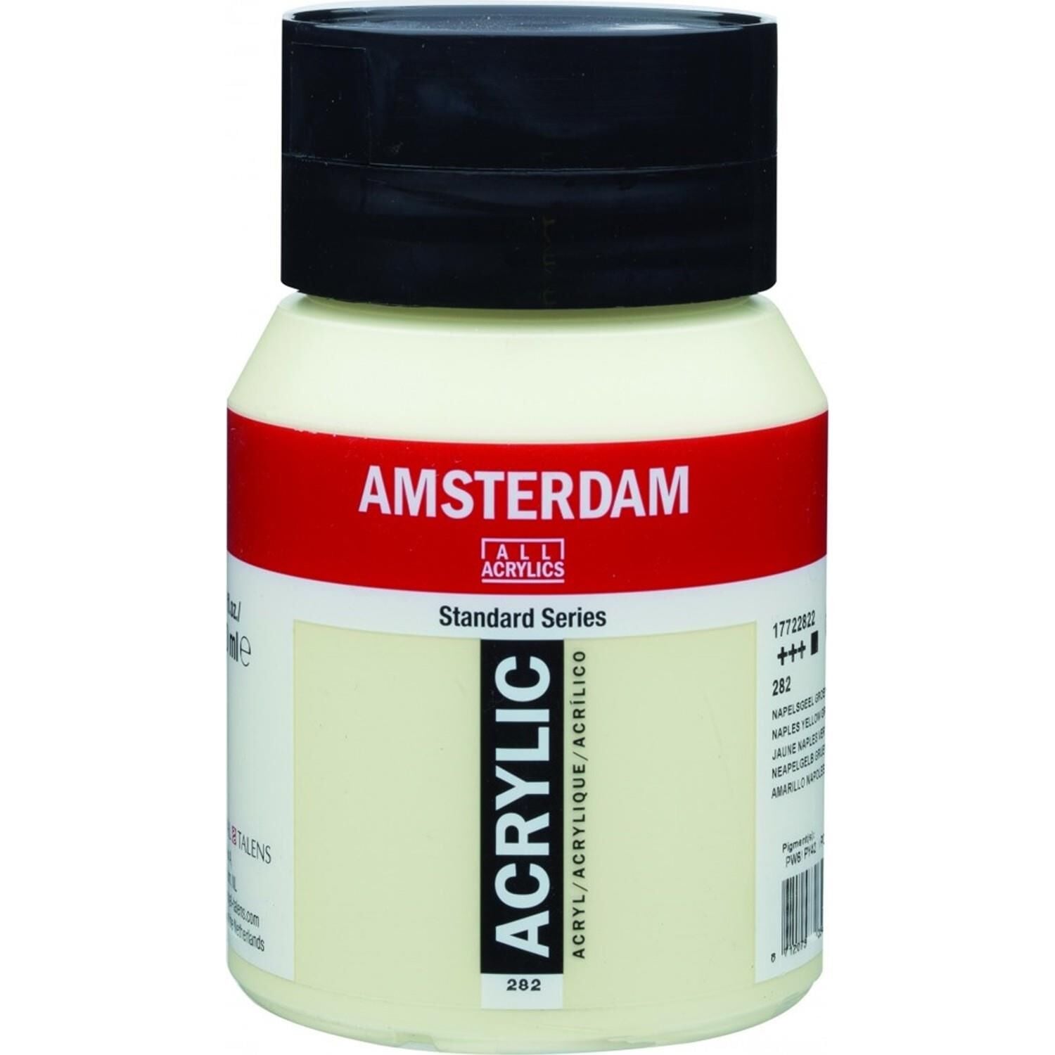 AMSTERDAM STANDART AKRİLİK 500 ML. NAPL.YLW GRN