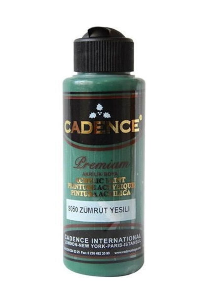 PREMIUM AKRİLİK BOYA 9050 ZÜMRÜT YEŞİLİ 120ML