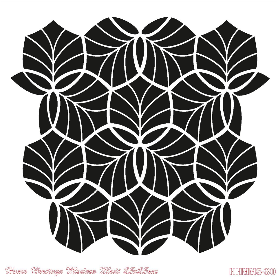 HOME HERITAGE MODERN MIDI 25X25CM HHMMS-30 STENCİL