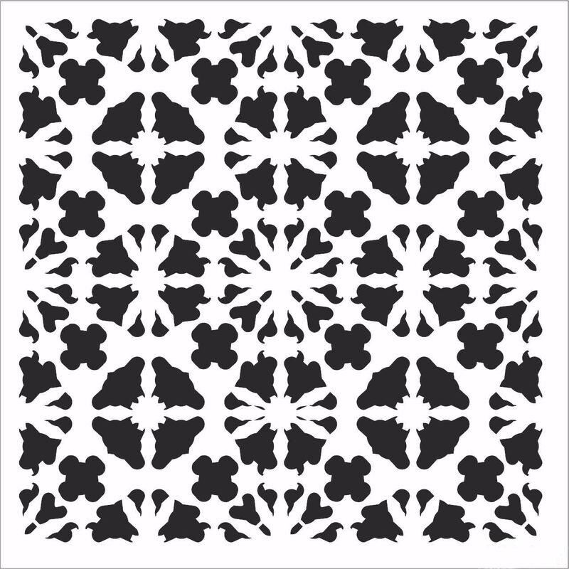 HDM127 Home Dekor Midi Stencil (25X25)