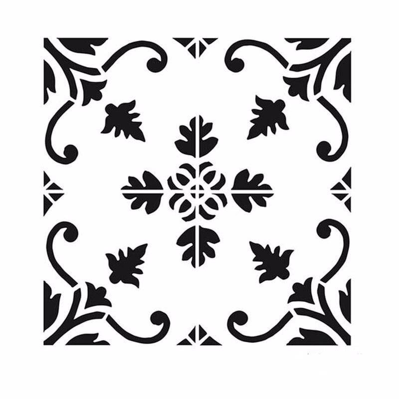 HOME DECOR STENCIL HD-177 45X45