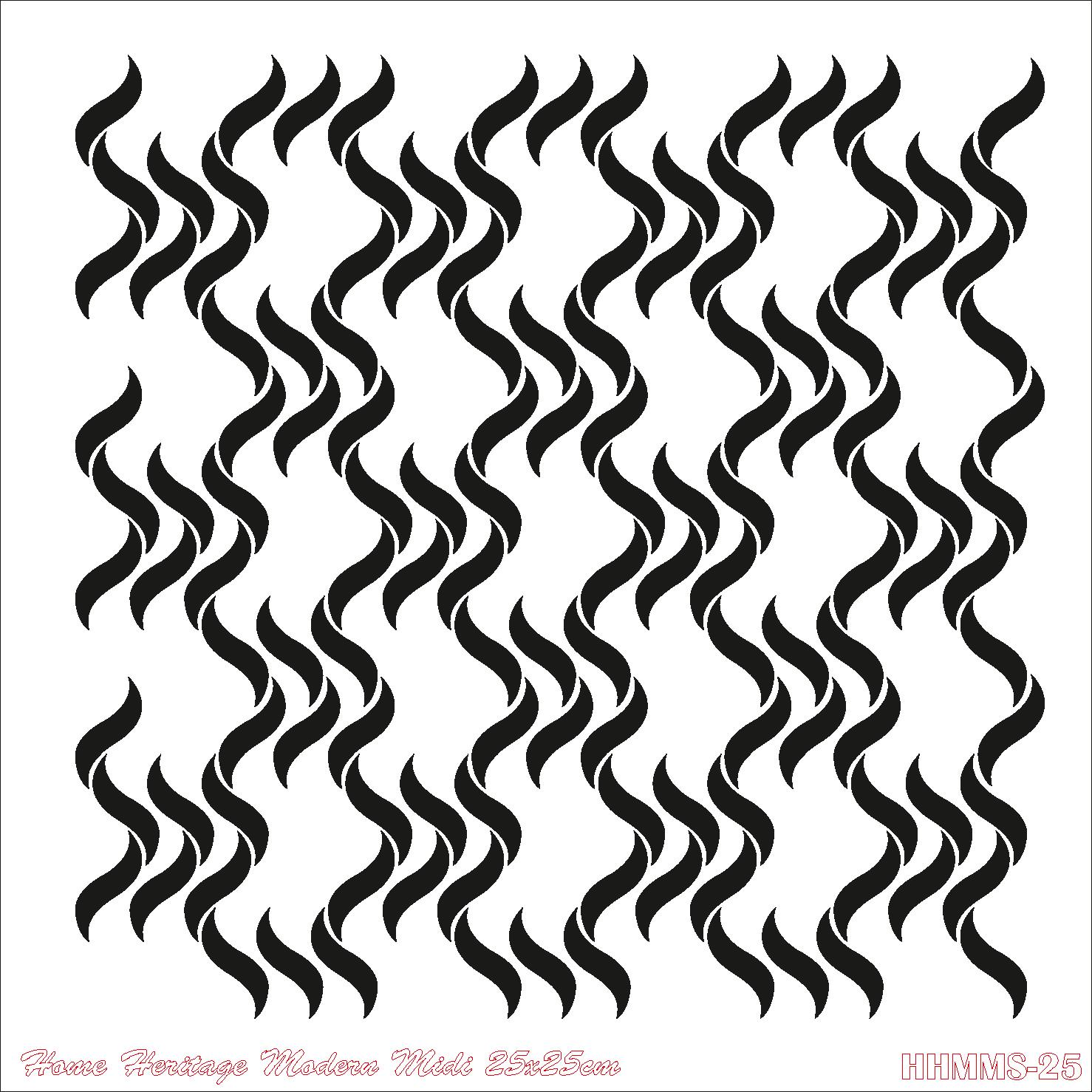 HOME HERITAGE MODERN MIDI 25X25CM HHMMS-25 STENCİL