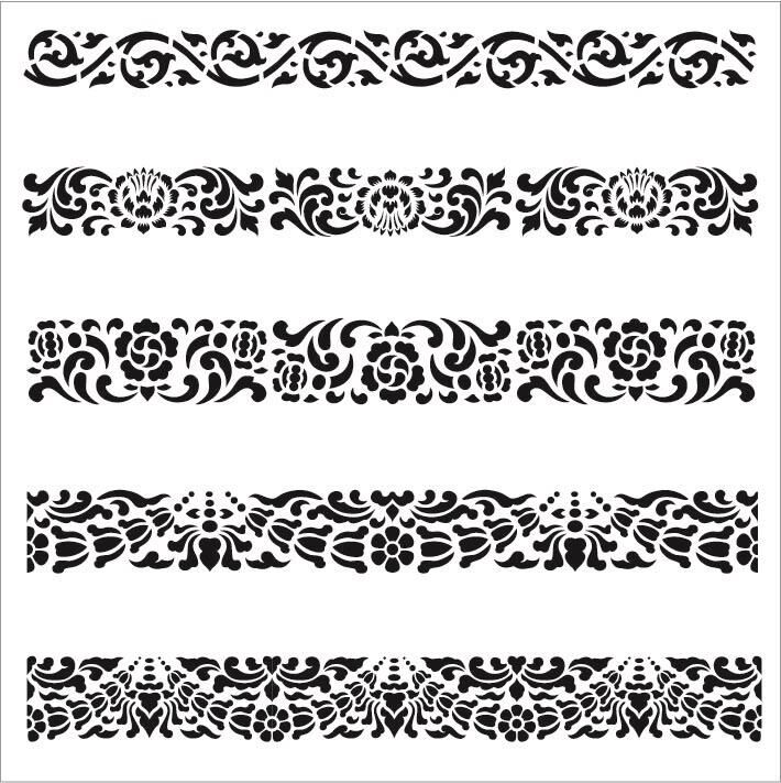 HOME DECOR STENCIL HD-178 45X45