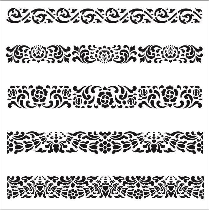 HOME DECOR STENCIL HD-178 45X45
