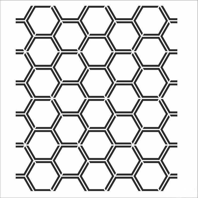 HOME DECOR MİNİ STENCIL HDM-130 25X25