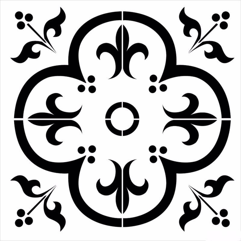 HOME DECOR STENCIL HD-182 45X45