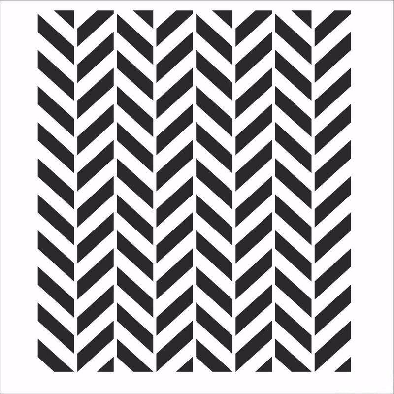 HOME DECOR MİNİ STENCIL HDM-134 25X25