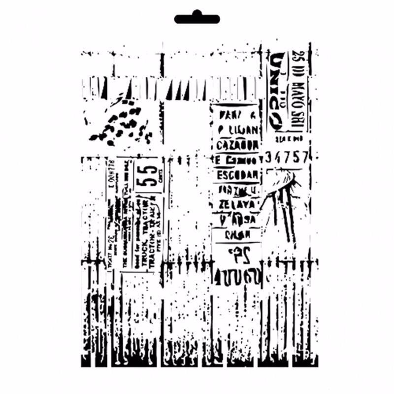 MIX MEDİA STENCIL MA SERİSİ MA04 21X29