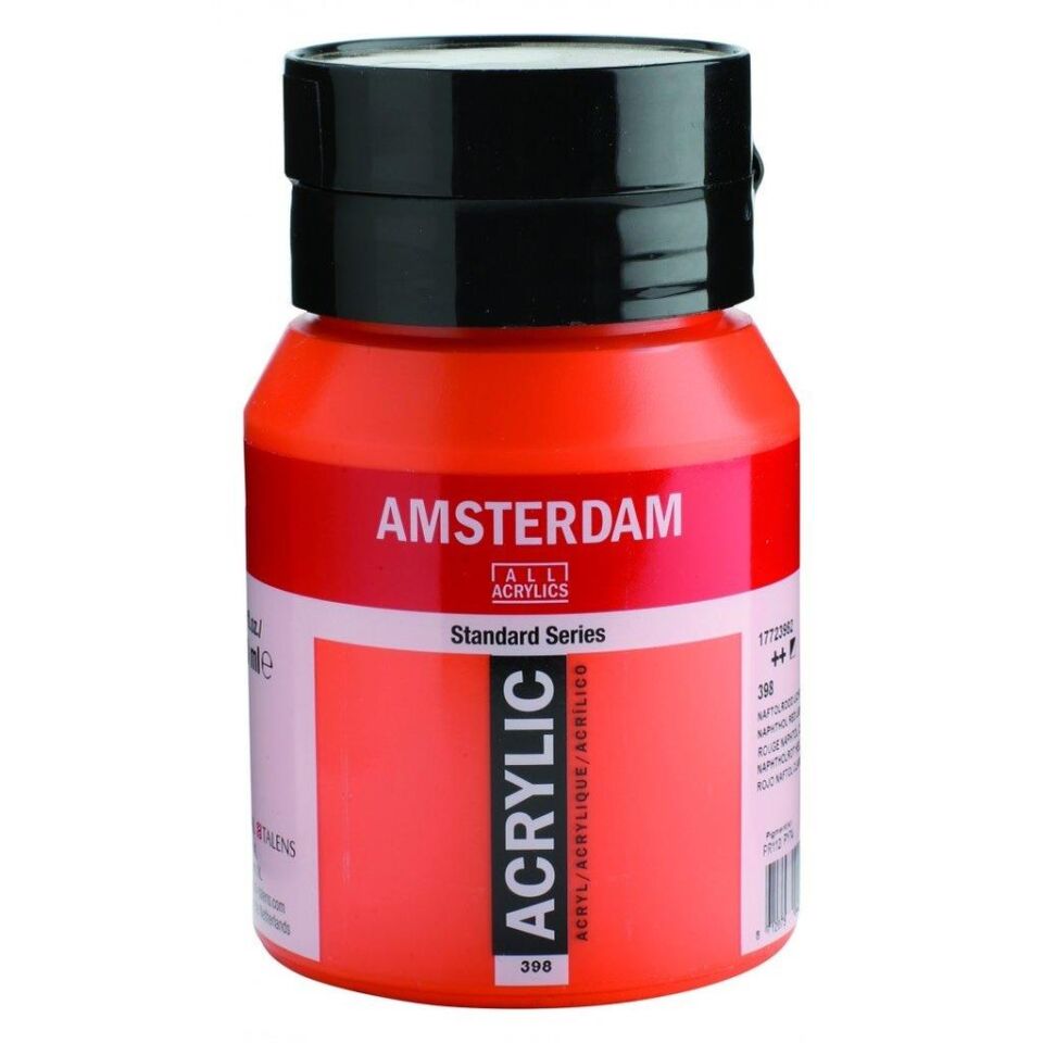AMSTERDAM STANDART AKRİLİK 500 ML. NAPHT. RED LT.