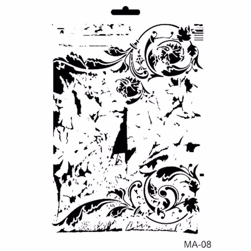 MIX MEDİA STENCIL MA SERİSİ MA08 21X29