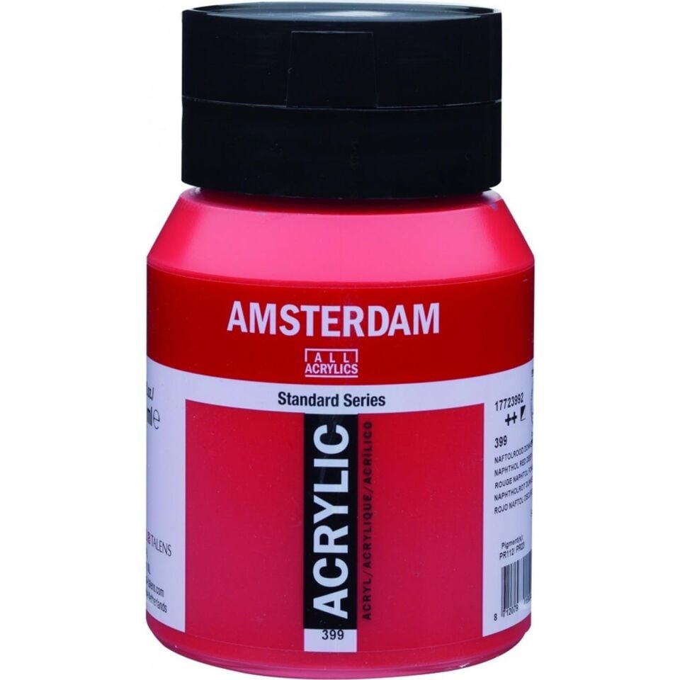 AMSTERDAM STANDART AKRİLİK 500 ML. NAPHTH.RED DP