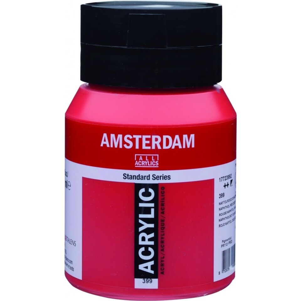 AMSTERDAM STANDART AKRİLİK 500 ML. NAPHTH.RED DP
