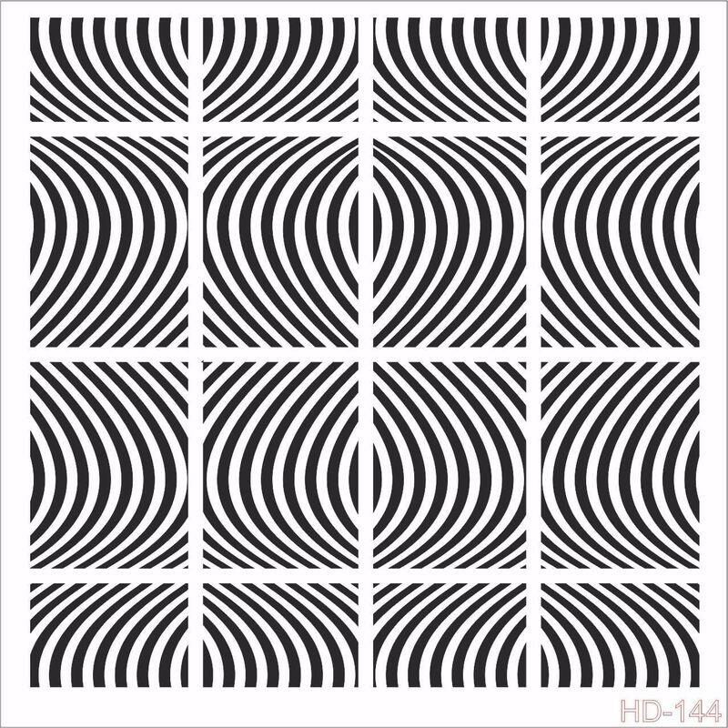 HDM144 Home Dekor Midi Stencil (25X25)