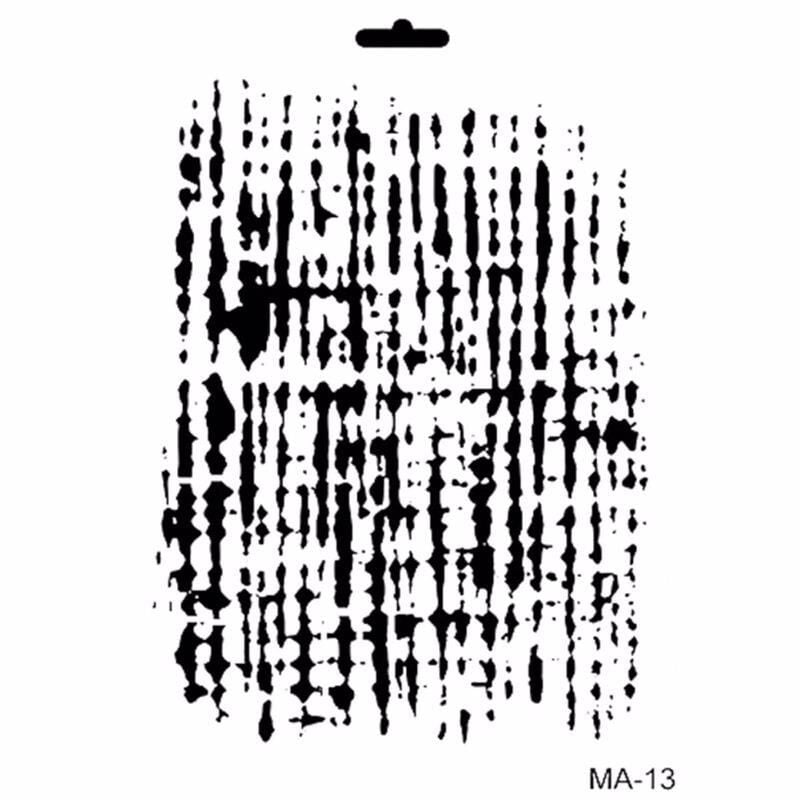 MIX MEDİA STENCIL MA SERİSİ MA13 21X29