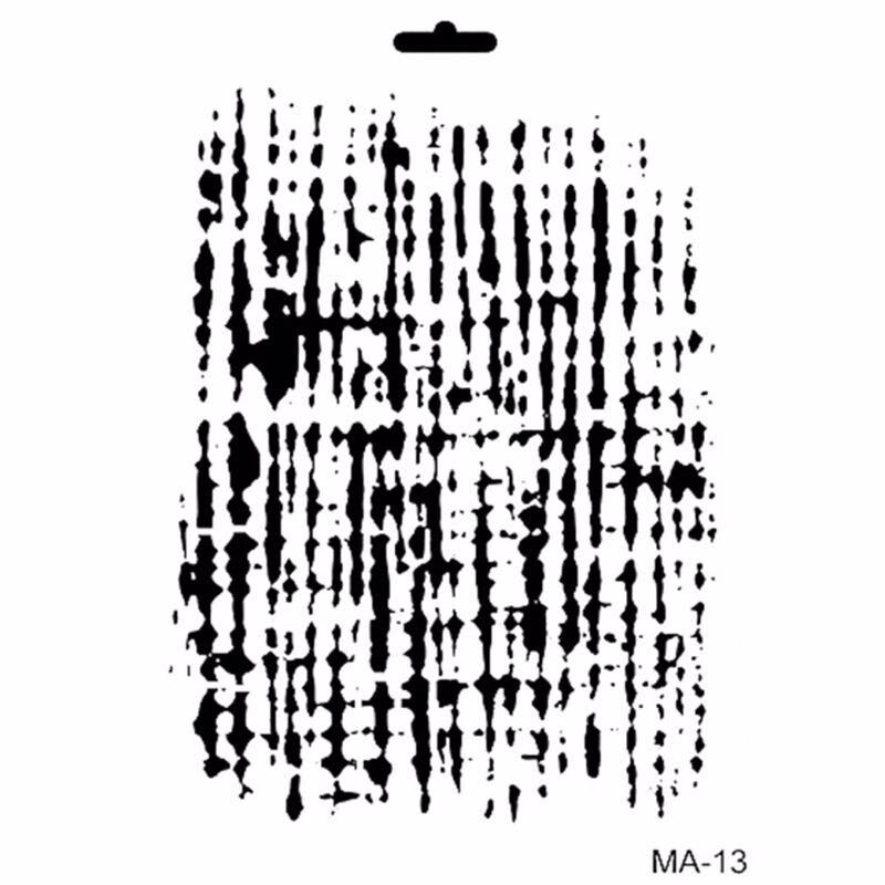 MIX MEDİA STENCIL MA SERİSİ MA13 21X29